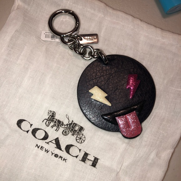 Coach Emoji Lightning keyring/FOB - Picture 2 of 4